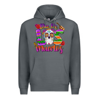 Rock dia de los muertos Premium Hoodie - MaliasSmallBusiness