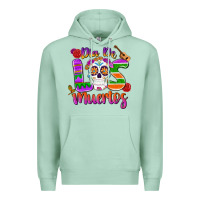 Seafoam dia de los muertos Premium Hoodie - MaliasSmallBusiness