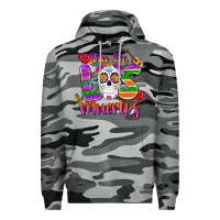 Slate Camo dia de los muertos Premium Hoodie - MaliasSmallBusiness