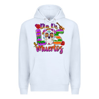 White dia de los muertos Premium Hoodie - MaliasSmallBusiness