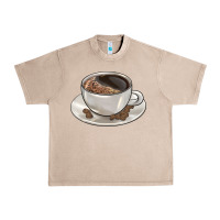 French Oak coffee  americano Urban Heavy Tee - BarkalooDesign