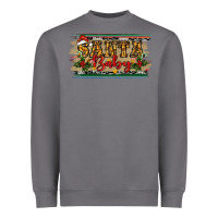 Storm Santa Baby Western Christmas Heavyweight Sweatshirt - RanaPortraitStore