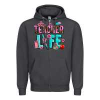 Smoke teacher life Zipper Hoodie - AdoDesignShop