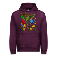 Mauve Wine embrace differences Urban Hoodie - Artiststas