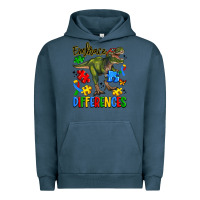 Pigment Midnight Navy embrace differences Urban Hoodie - Artiststas