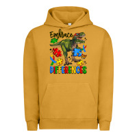Pigment Peanut Butter embrace differences Urban Hoodie - Artiststas