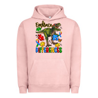 Pigment Salmon embrace differences Urban Hoodie - Artiststas