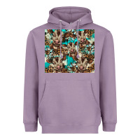 Lavender western cowhide sunflower baby cow Heavyweight Hoodie - BarkalooDesign