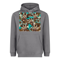 Storm western cowhide sunflower baby cow Heavyweight Hoodie - BarkalooDesign