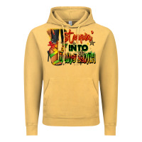 Vintage Mustard Steppin' into Juneteenth black fashion girl Vintage Hoodie - RanaPortraitStore
