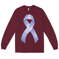 Burgundy stomach cancer ribbon fa element Long Sleeve Tee - FaDigitalArtStudio
