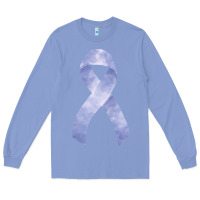 Colony Blue stomach cancer ribbon fa element Long Sleeve Tee - FaDigitalArtStudio