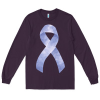 Plum stomach cancer ribbon fa element Long Sleeve Tee - FaDigitalArtStudio