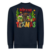Navy merry texmas Heavyweight Sweatshirt - Zillion Design Studio