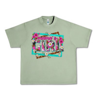 Oil Green mamas girl Urban Heavy Tee - texasbilliewilder