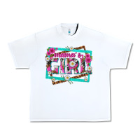 White mamas girl Urban Heavy Tee - texasbilliewilder