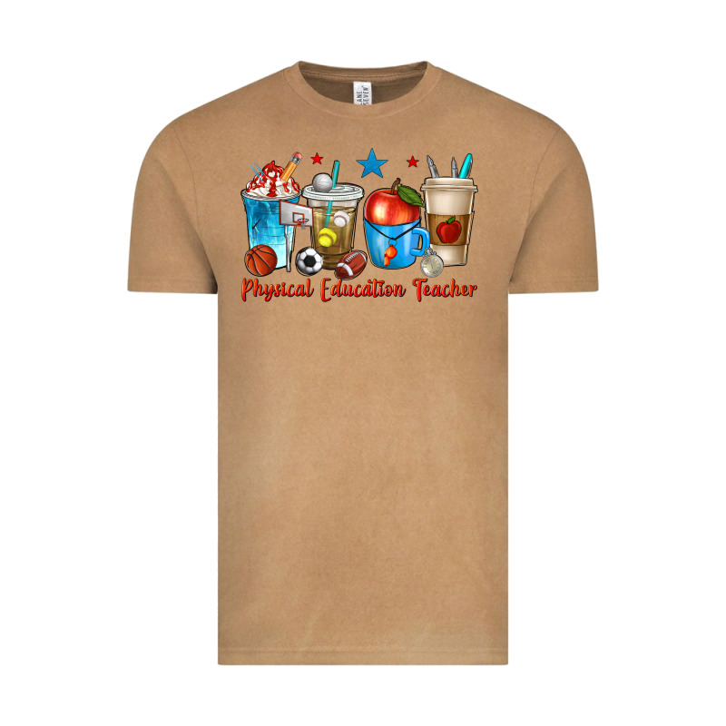 Physical Education Teacher Coffee Cups Vintage Tee by texasbilliewilder | Teevron