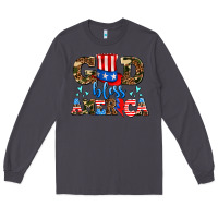 Smoke god bless america Long Sleeve Tee - AdoDesignShop
