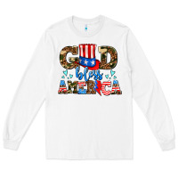 White god bless america Long Sleeve Tee - AdoDesignShop