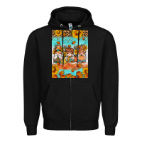 Black Fall gnomes Zipper Hoodie - Artiststas