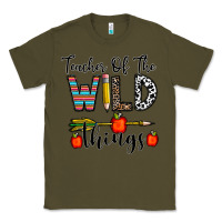 Army Green teacher of the wild things Classic Tee - CowhideDigitalArt