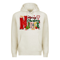 Oatmeal Heather merry christmas nurse Premium Hoodie - MaliasSmallBusiness