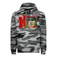 Slate Camo merry christmas nurse Premium Hoodie - MaliasSmallBusiness