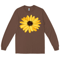 Chestnut sunflower Long Sleeve Tee - FaDigitalArtStudio