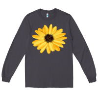 Smoke sunflower Long Sleeve Tee - FaDigitalArtStudio