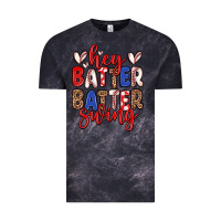 Cloud Black hey batter batter swing Vintage Tee - Zillion Design Studio