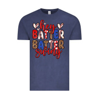 Vintage Denim hey batter batter swing Vintage Tee - Zillion Design Studio