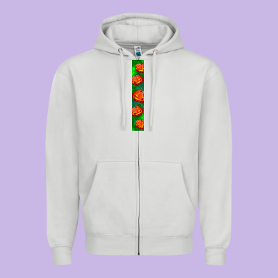 Halloween Key Fob Zipper Hoodie Designed By Bundleandbundleshop