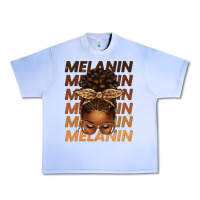 Grape Ice melanin afro messy bun Urban Heavy Tee - texasbilliewilder