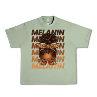 Oil Green melanin afro messy bun Urban Heavy Tee - texasbilliewilder
