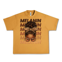 Peanut Butter melanin afro messy bun Urban Heavy Tee - texasbilliewilder