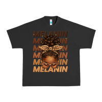 Pigment Black melanin afro messy bun Urban Heavy Tee - texasbilliewilder