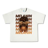 Pistachio melanin afro messy bun Urban Heavy Tee - texasbilliewilder