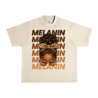 Sandshell melanin afro messy bun Urban Heavy Tee - texasbilliewilder
