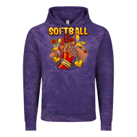 Cloud Purple Softball life afro girl sneakers Vintage Hoodie - RanaPortraitStore