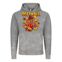 Softball Life Afro Girl Sneakers Vintage Hoodie | Teevron