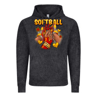 Vintage Black Softball life afro girl sneakers Vintage Hoodie - RanaPortraitStore