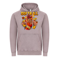 Vintage Zinc Softball life afro girl sneakers Vintage Hoodie - RanaPortraitStore