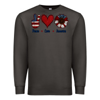 Smoke Peace Love America Premium Sweatshirt - Jasminsmagicworld