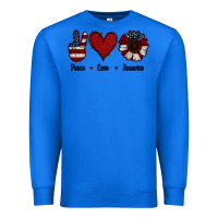 True Royal Peace Love America Premium Sweatshirt - Jasminsmagicworld