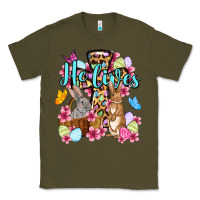 Army Green Easter Day He lives Classic Tee - OliviaCreatesArt
