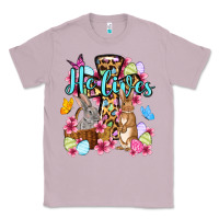 Lilac Easter Day He lives Classic Tee - OliviaCreatesArt