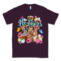 Plum Easter Day He lives Classic Tee - OliviaCreatesArt