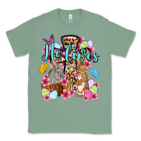 Sage Easter Day He lives Classic Tee - OliviaCreatesArt
