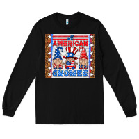 Black all american gnomes Long Sleeve Tee - HRA Design Shop