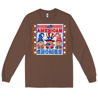 Chestnut all american gnomes Long Sleeve Tee - HRA Design Shop